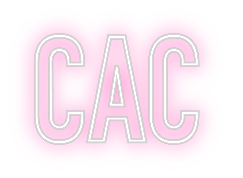 Neon personalizado: CAC