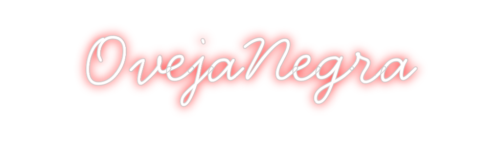 Neon personalizado: OvejaNegra