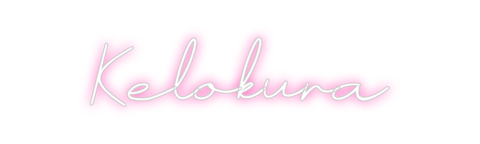 Neon personalizado: Kelokura