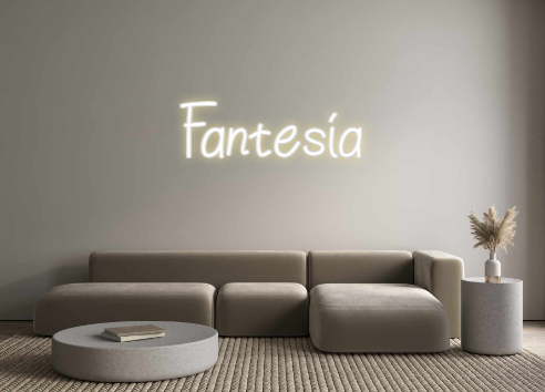 Neon personalizado: Fantesía