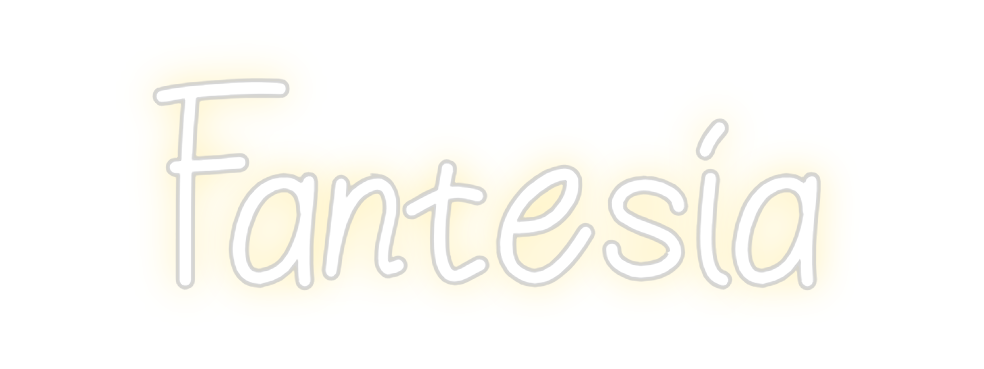 Neon personalizado: Fantesía