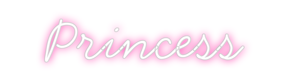 Neon personalizado: Princess