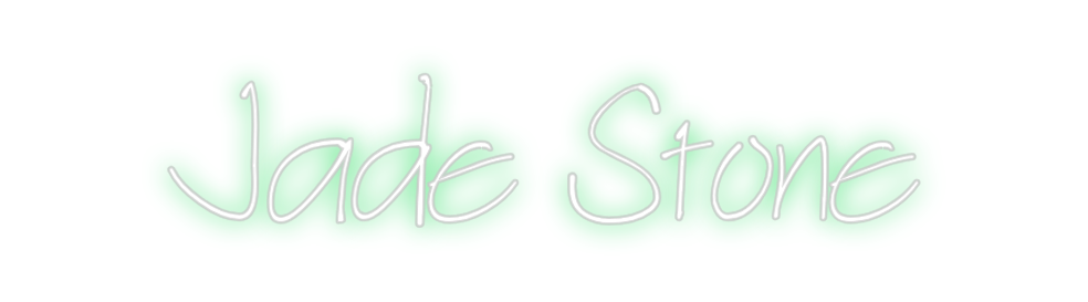 Neon personalizado: Jade Stone