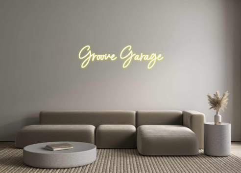 Neon personalizado: Groove Garage
