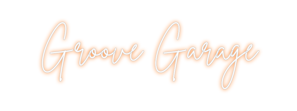Neon personalizado: Groove Garage