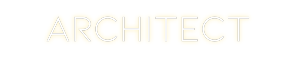 Neon personalizado: Architect
