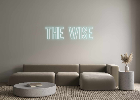Neon personalizado: THE WISE
