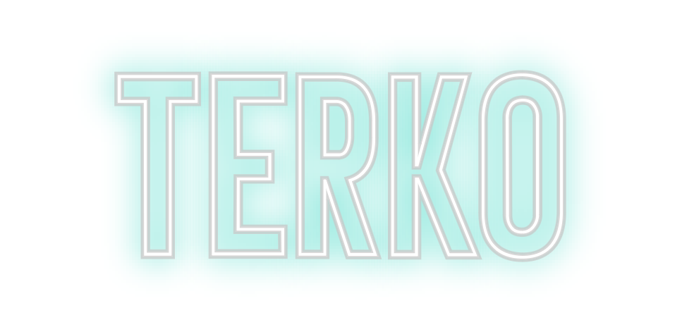 Neon personalizado: Terko