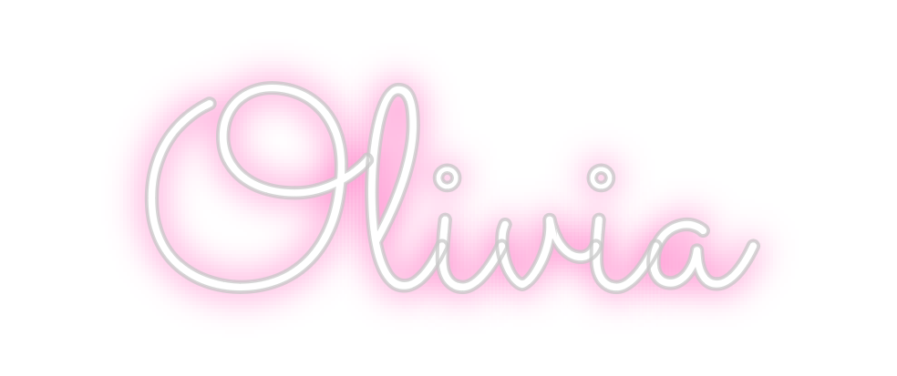 Neon personalizado: Olivia