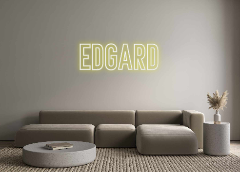 Neon personalizado: Edgard
