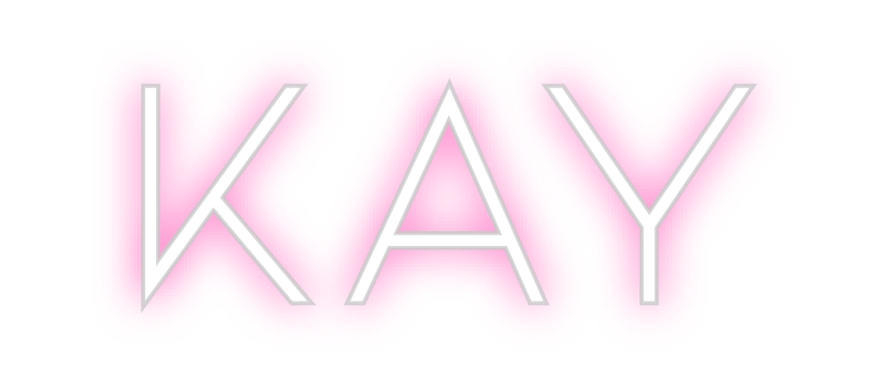 Neon personalizado: KAY