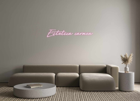 Neon personalizado: Estetica carm...