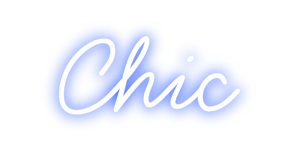 Neon personalizado: Chic