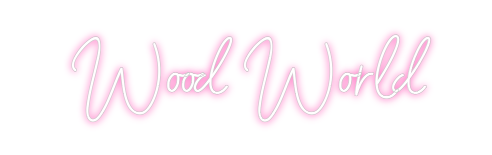 Neon personalizado: Wood World