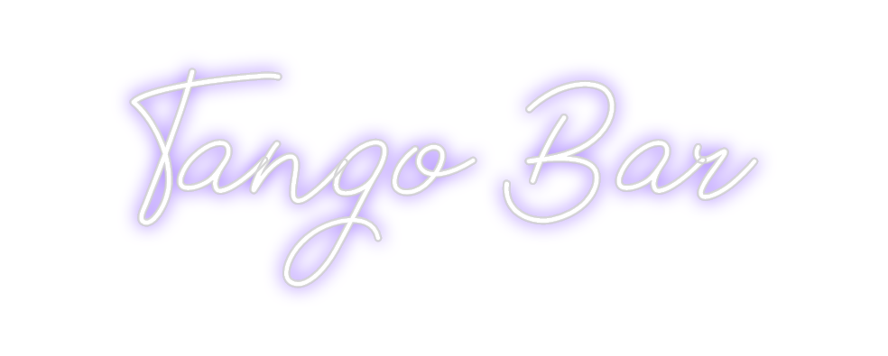 Neon personalizado: Tango Bar