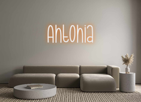 Neon personalizado: Antonia