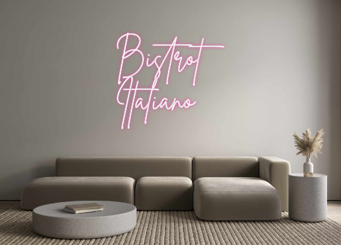 Neon personalizado: Bistrot
Ital...