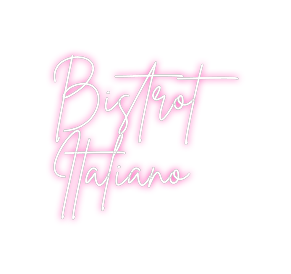 Neon personalizado: Bistrot
Ital...