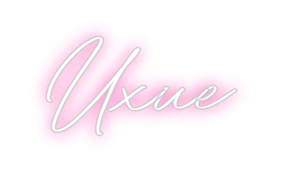 Neon personalizado: Uxue