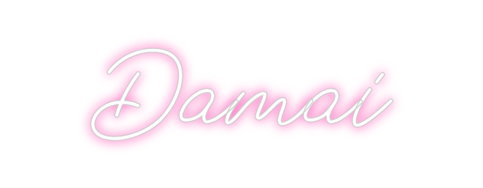 Neon personalizado: Damai