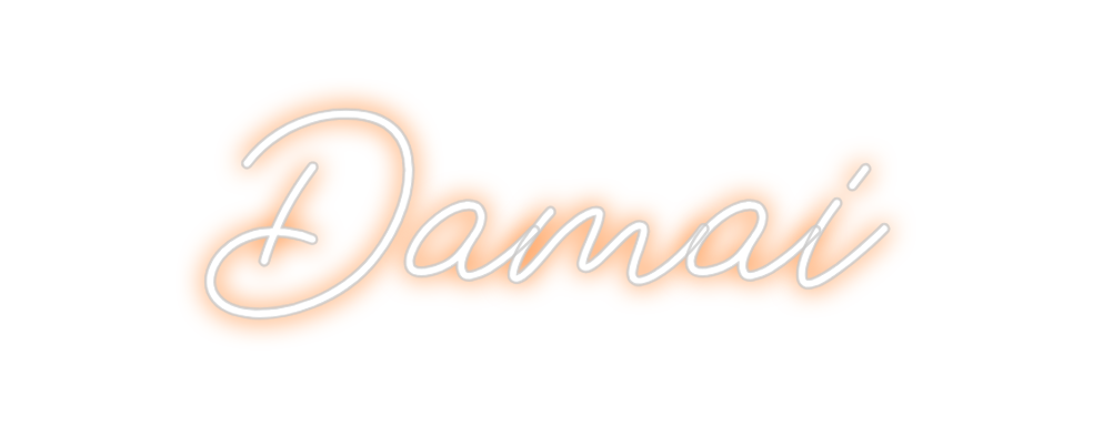 Neon personalizado: Damai