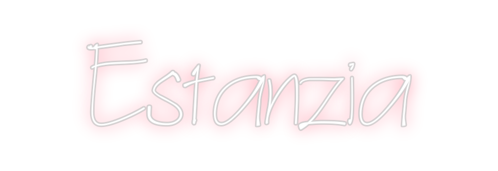 Neon personalizado: Estanzia