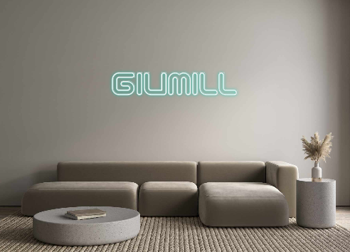 Neon personalizado: Giumill