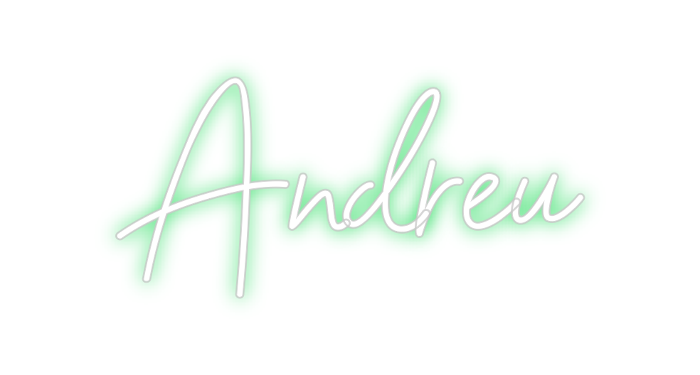 Neon personalizado: Andreu