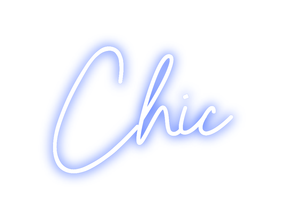 Neon personalizado: Chic