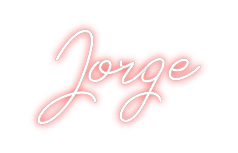 Neon personalizado: Jorge
