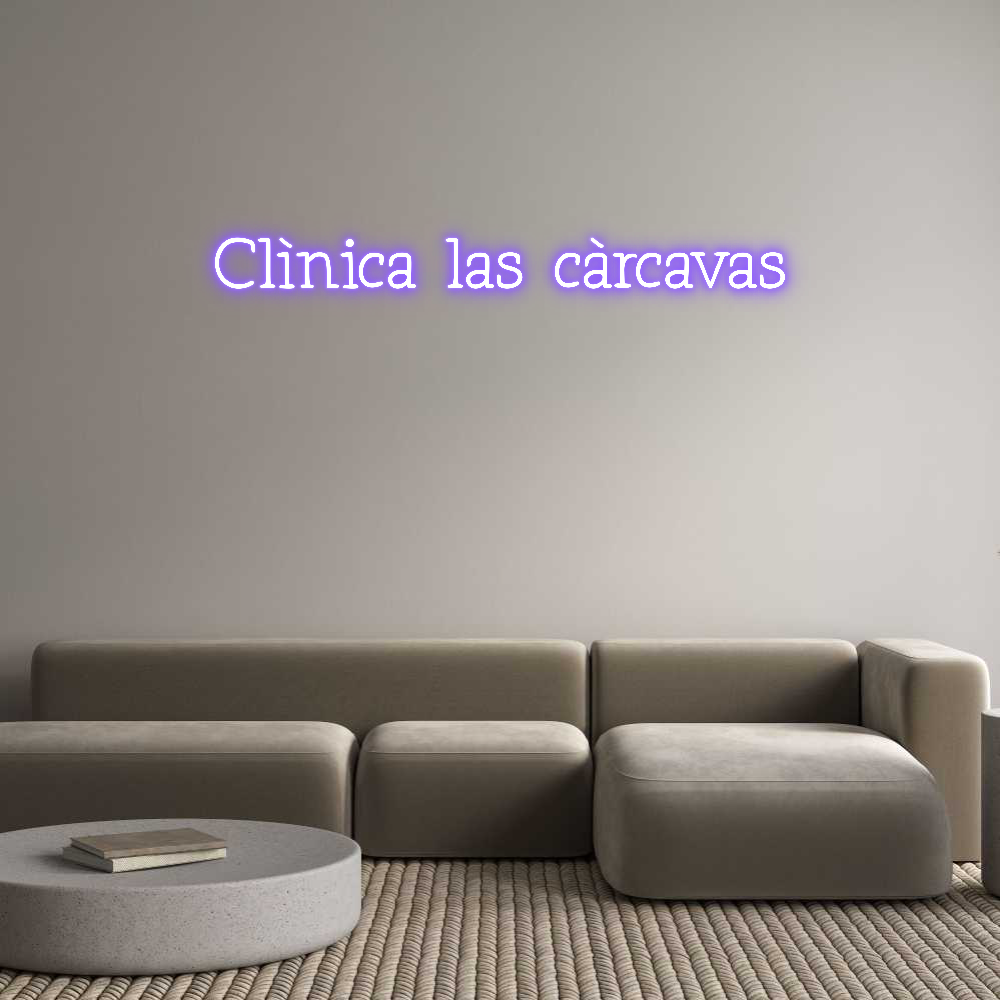 Neon personalizado: Clínica las c...