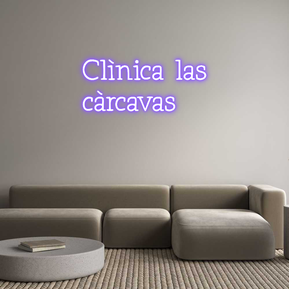 Neon personalizado: Clínica las
...