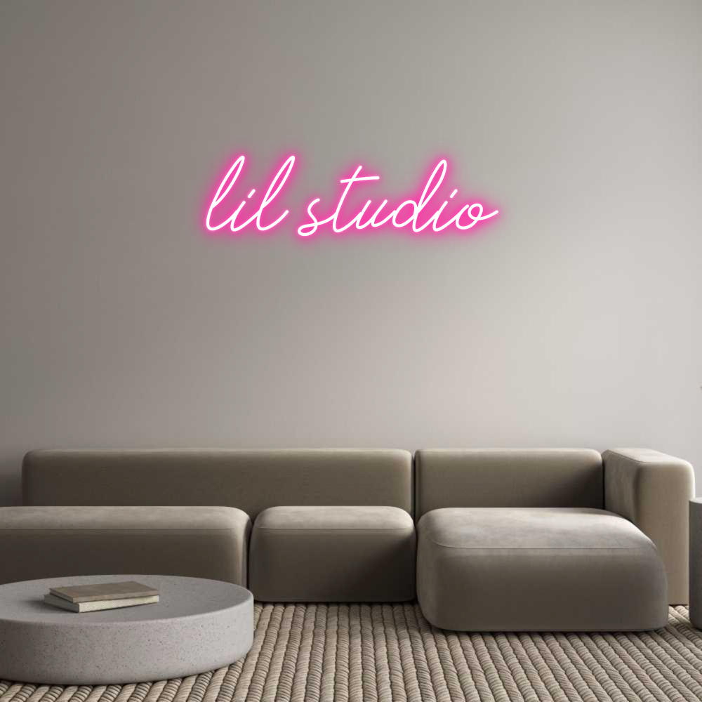 Neon personalizado: lil studio