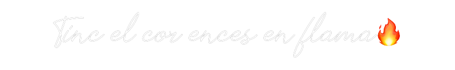 Neon personalizado: Tinc el cor e...