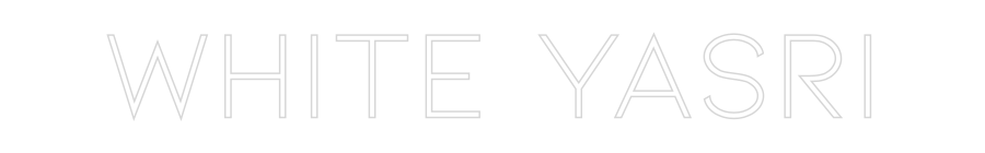 Neon personalizado: WHITE YASRI