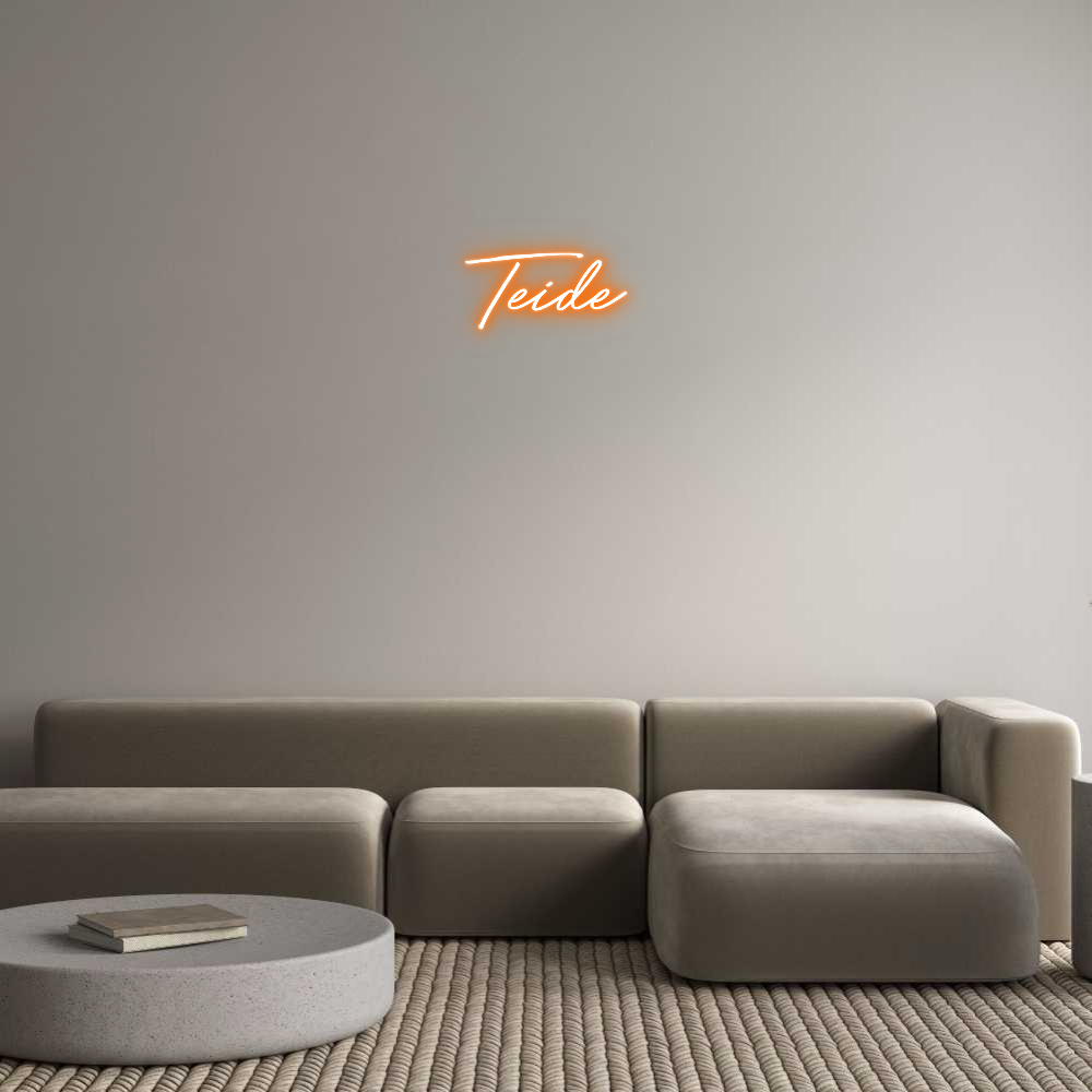 Neon personalizado: Teide