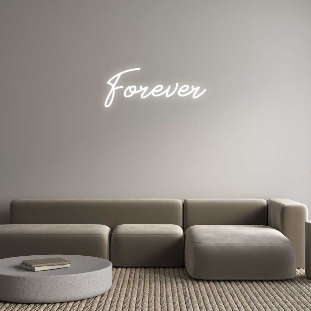 Neon personalizado: Forever