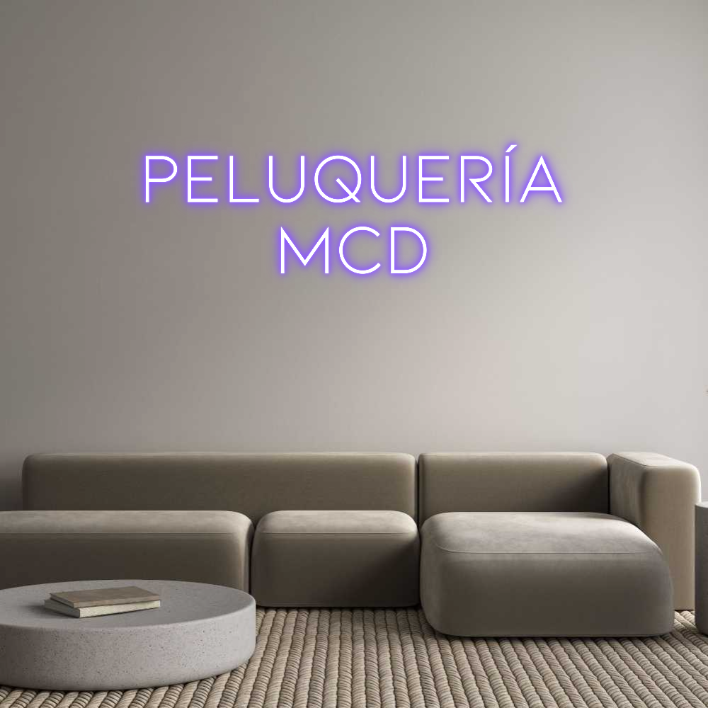 Neon personalizado: PELUQUERÍA
...