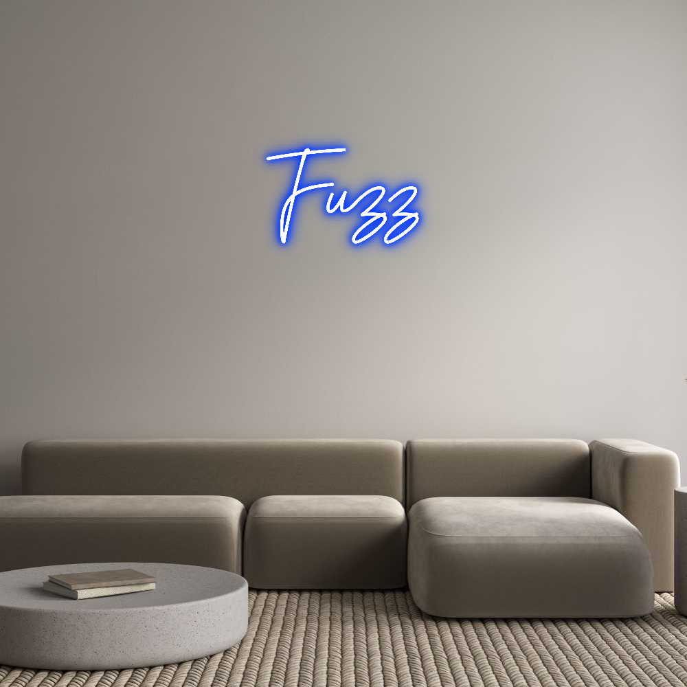 Neon personalizado: Fuzz