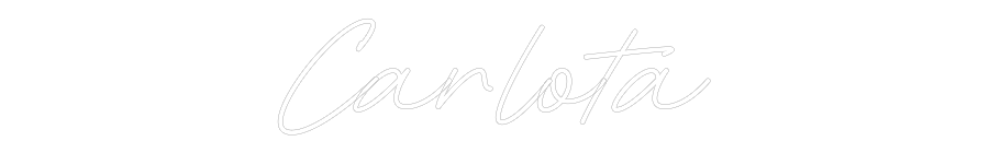 Neon personalizado: Carlota
