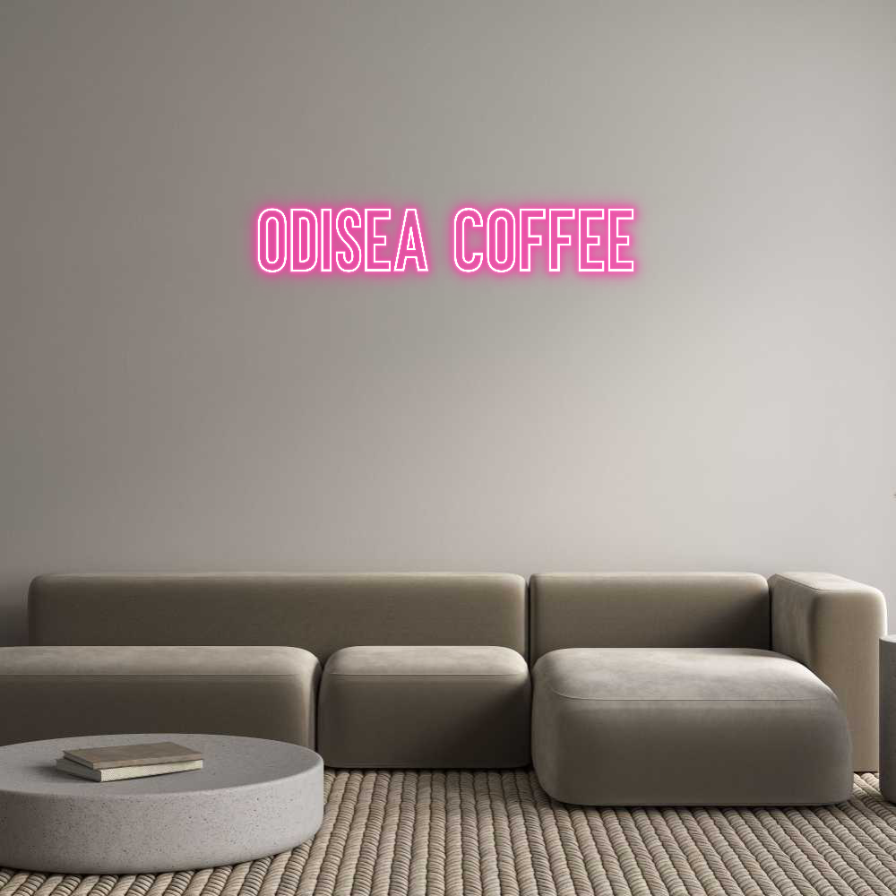 Neon personalizado: ODISEA COFFEE