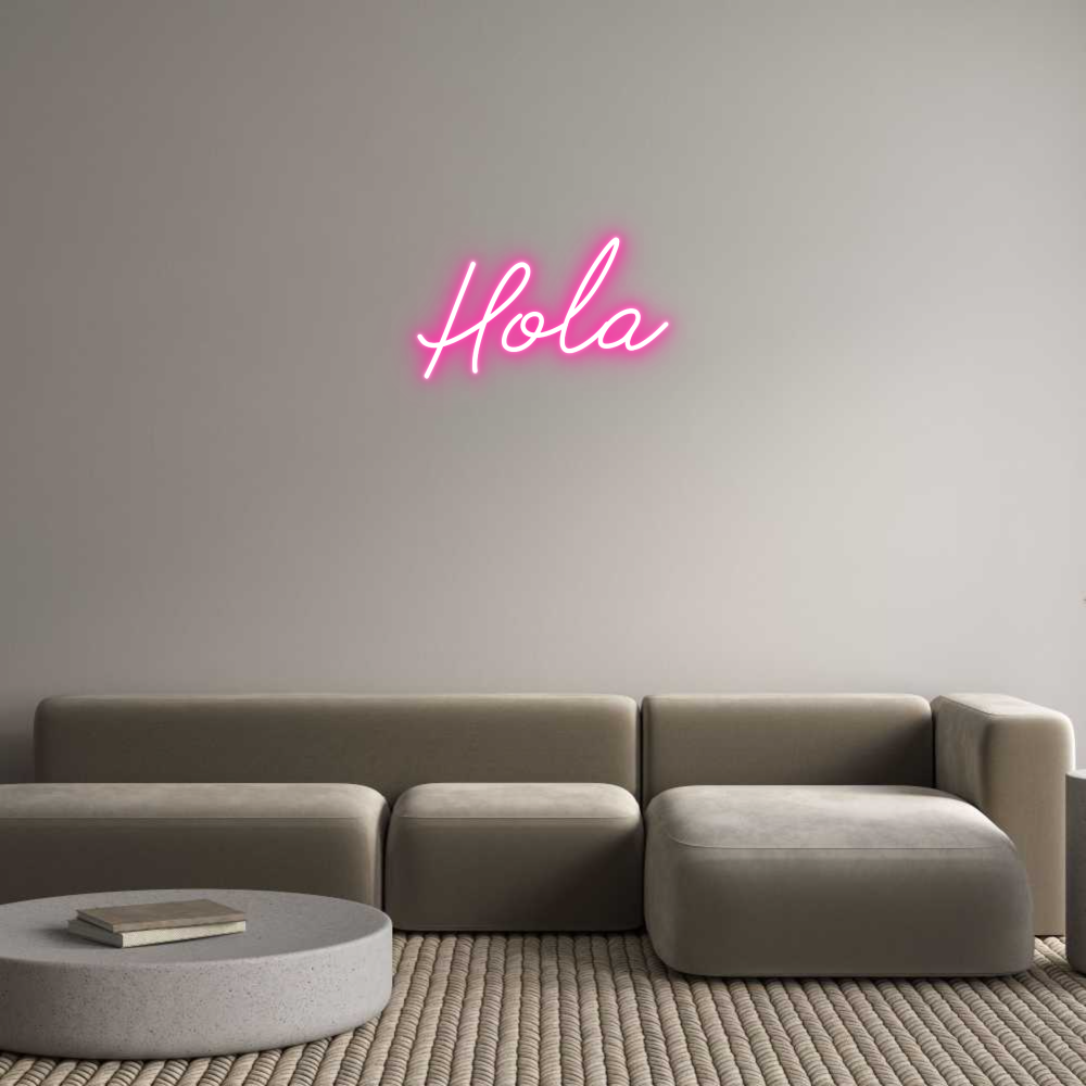 Neon personalizado: Hola