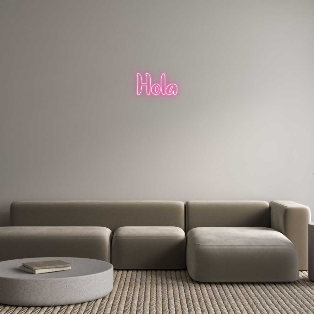 Neon personalizado: Hola