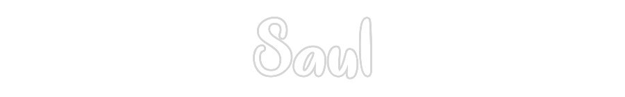 Neon personalizado: Saul