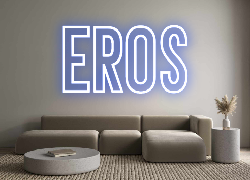 Neon personalizado: Eros