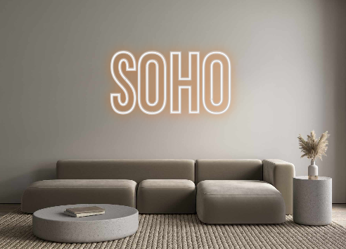 Neon personalizado: SOHO
