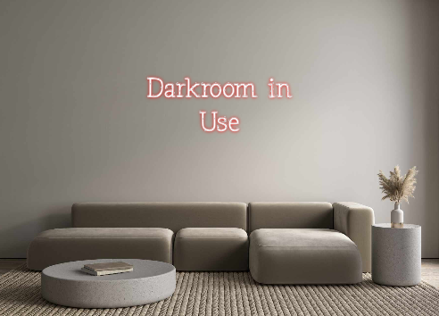 Neon personalizado: Darkroom in
...