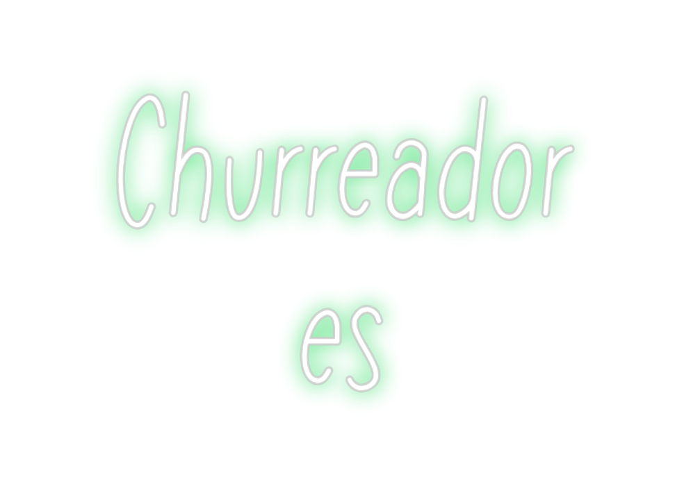 Neon personalizado: Churreador
es