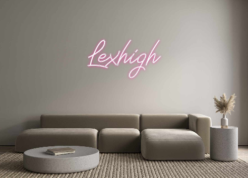 Neon personalizado: Lexhigh
