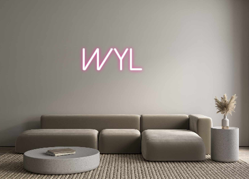 Neon personalizado: WYLØ
